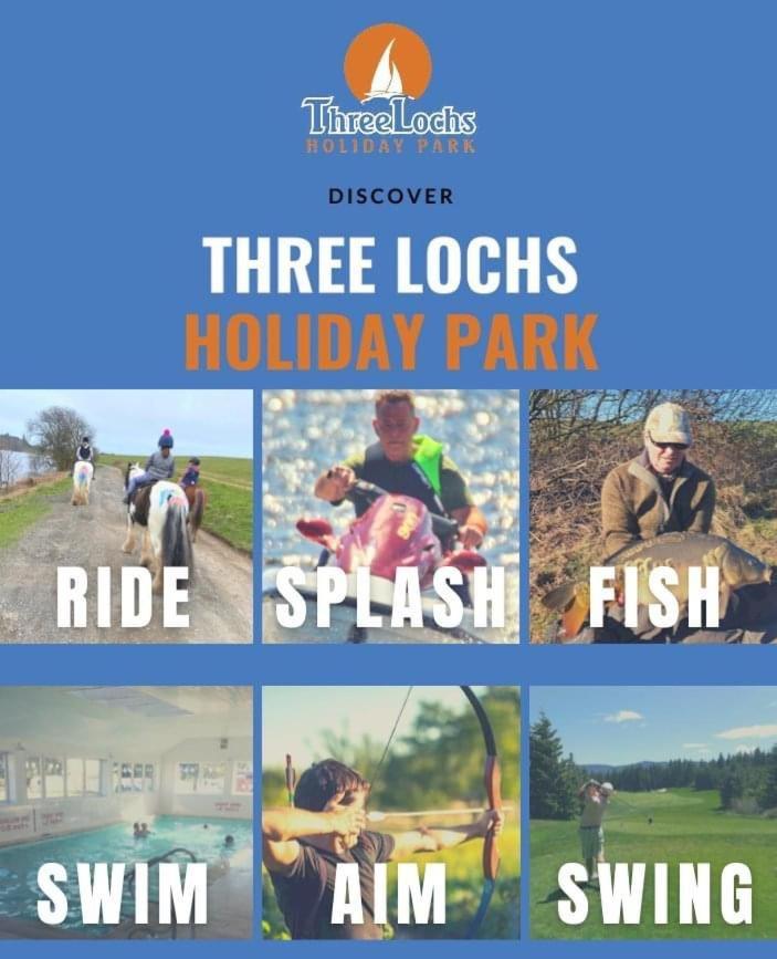 Three Lochs Holiday Caravan For Families And Couples Balminnoch Dış mekan fotoğraf